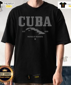Vintage Cuban flag pride t-shirt featuring 'Top Cuba Est 1898' design, perfect for showcasing Cuban heritage.