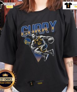 Stylish Top DraftKings x NBPA Steph Curry ladies tee featuring vibrant design and basketball-themed graphics.