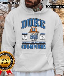 Top Duke 2025 Championship Hoodie featuring team colors and logo, perfect for fans celebrating Duke's victory.
