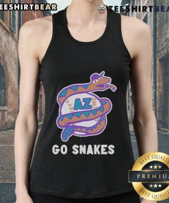 Top Go Snake Arizona Diamondbacks tank top featuring vibrant team colors and logo, perfect for baseball fans.