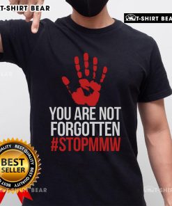Top Missing And Murdered Indigenous Women Stop MMW T-Shirt featuring powerful graphic and message for awareness and support.