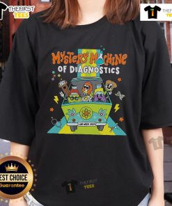 Top Mystery Machine Diagnostics Lab Tech Lab Week 2025 Ladies Tee featuring vibrant design and comfortable fit.