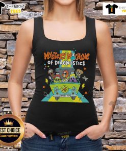 Top Mystery Machine of Diagnostics Lab Tech Lab Week 2025 tank top featuring vibrant graphics and a comfortable fit.