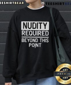 Top Naked Truth Humor Geek Sweatshirt featuring a playful graphic design for quirky, humorous fashion lovers.