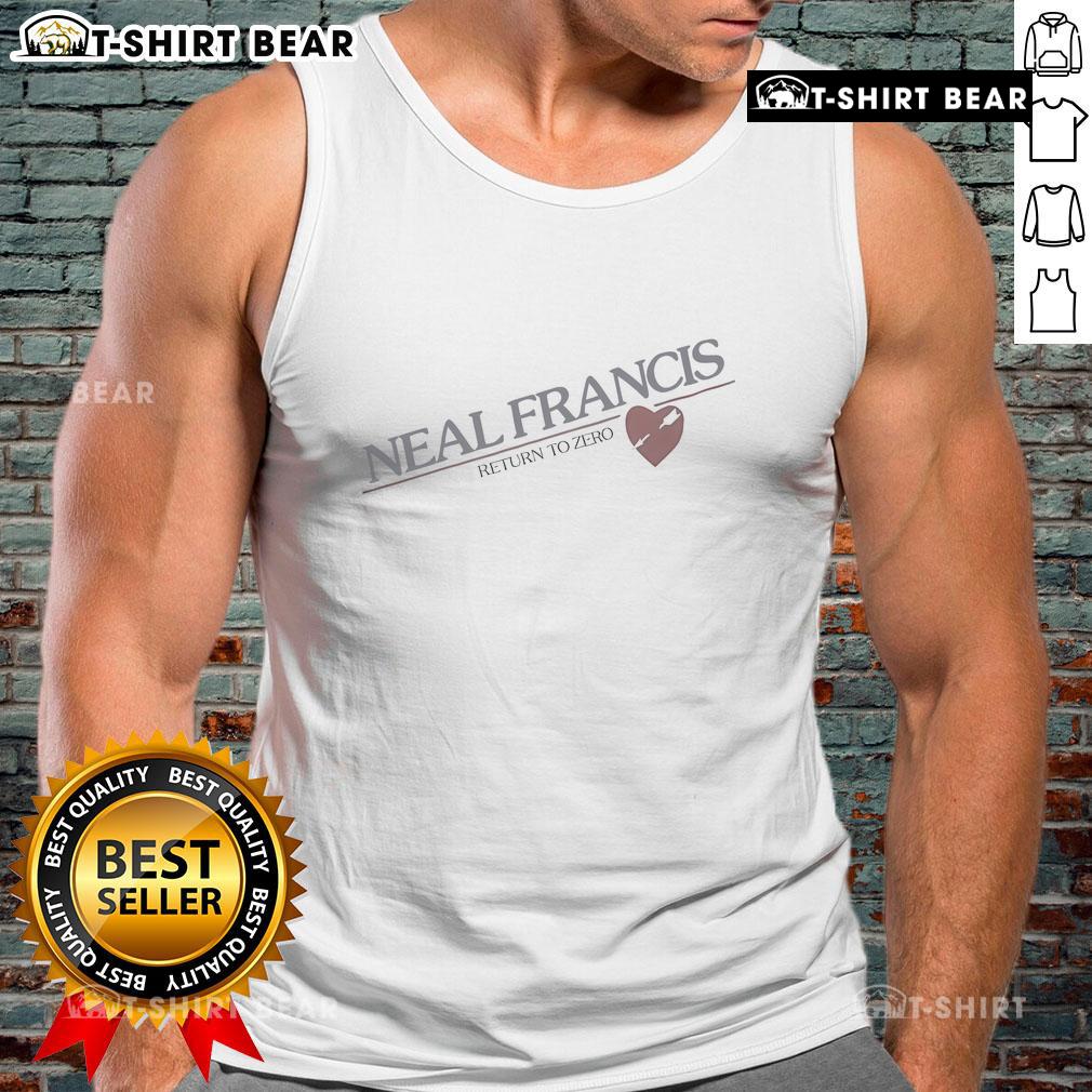 Top Neal Francis Return To Zero Heart Tank Top Top Neal Francis Return To Zero Heart Tank Top featuring a stylish heart design, perfect for casual summer wear.
