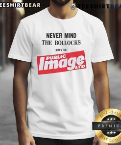 Alt Text: Top Never Mind The Bollocks Public Image Ltd T-Shirt showcasing vibrant design and iconic punk rock style.