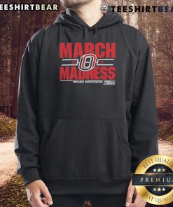 Alt Text: Men's Omaha Mavericks 2025 March Madness hoodie showcasing team spirit and style for D1 basketball fans.