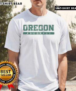 Alt Text: Vintage green T-shirt featuring Top Oregon Baseball design, perfect for fans and collectors of Oregon baseball memorabilia.