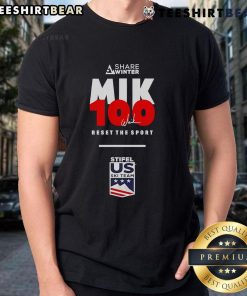 Top Share Winter Mik 100 Reset The Sport T-Shirt in stylish design, perfect for active wear and winter sports enthusiasts.