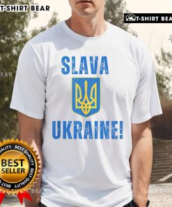 Top Slava Ukraine T-Shirt featuring vibrant colors and bold graphics supporting Ukraine's heritage and spirit.