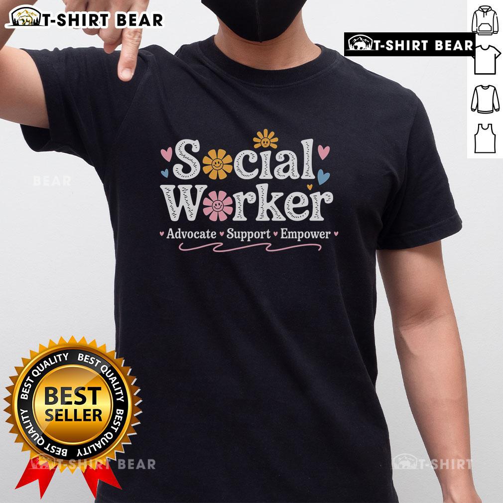 Top Social Worker Appreciation Flower Social Work Month 2025 T Shirt Top Social Worker Appreciation Flower T-Shirt for Social Work Month 2025, celebrating social workers with vibrant floral design.