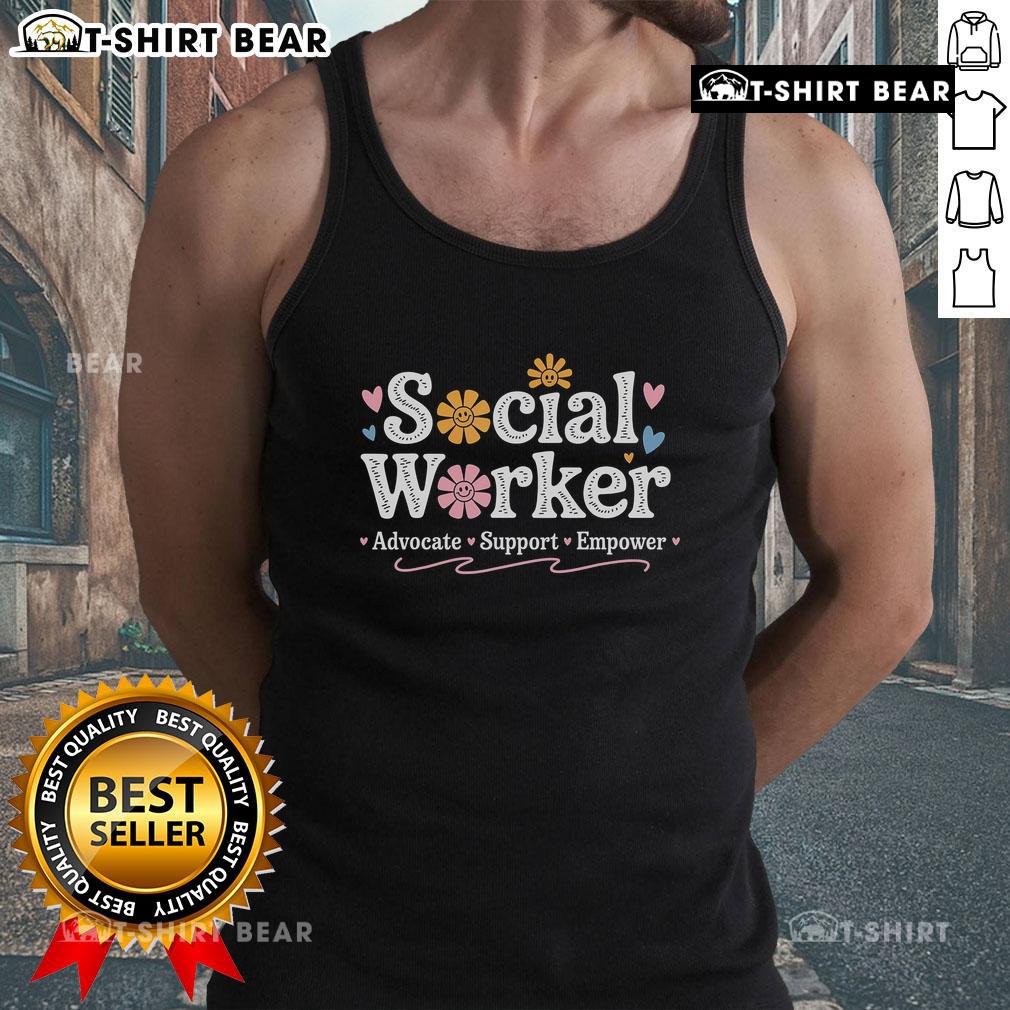 Top Social Worker Appreciation Flower Social Work Month 2025 Tank Top