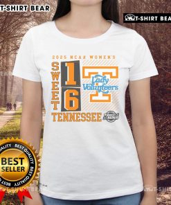 Top Tennessee Volunteers 2025 NCAA Women's Basketball Tournament March Madness Sweet 16 No Look Pass Ladies Tee