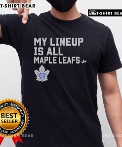 Top Toronto Maple Leafs My Lineup T-Shirt featuring bold team graphics, perfect for passionate fans and game day attire.
