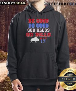 Alt Text: Top vintage 'Be Good Do Good God Bless Go Bill MVP 17' hoodie, featuring a stylish design and vibrant colors.