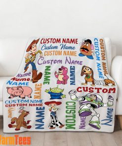 Disney Toy Story Cartoon Characters Blanket Fleece Customized Blanket
