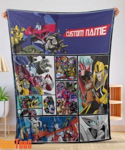 Transformers Animated Characters Blanket Fleece Customized Blanket