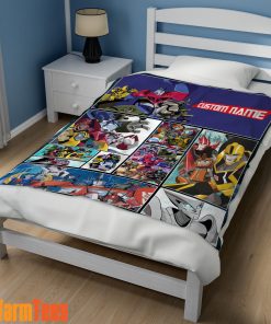 Transformers Animated All Character Blanket Fleece Customized Blanket