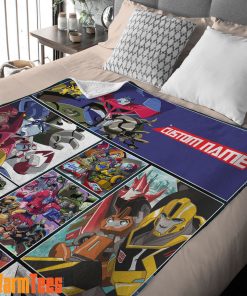 Transformers Animated All Character Blanket Fleece Customized Blanket
