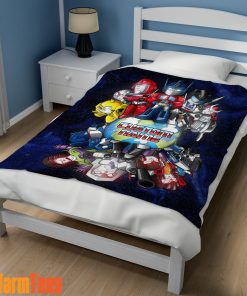 Transformers Team Chibi Cute Fleece Blanket – Customize Blanket