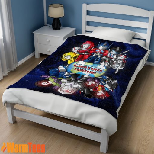 Transformers Team Chibi Cute Fleece Blanket – Customize Blanket