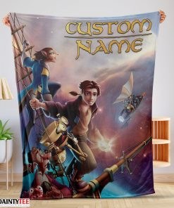 Treasure Planet Movie Poster Blanket Fleece Customized Blanket