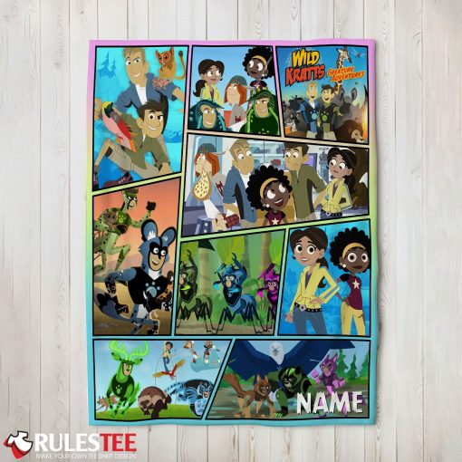 Wild Kratts Creature Adventures Collage Blanket Fleece Customized Blanket