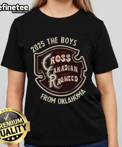 Good Cross Canadian Ragweed concert 2025 ladies tee featuring The Boy From Oklahoma design, perfect for fans.