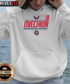 Awesome Alexander Ovechkin 8 NHL All-Time Leading Goal Scorer Hoodie showcasing Ovechkin's iconic number 8 design.
