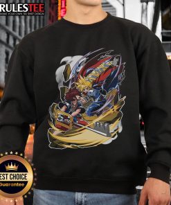Awesome 'Are You Not Entertained' Final Fantasy sweatshirt in vibrant colors, perfect for gamers and fans of the series.