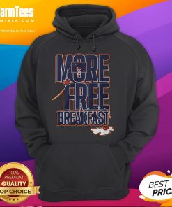 Awesome Auburn More Free Breakfast Hoodie featuring a stylish design and cozy fit, perfect for casual wear.