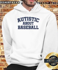 Awesome Autistic About Baseball Hoodie featuring a vibrant design, perfect for baseball fans celebrating neurodiversity.
