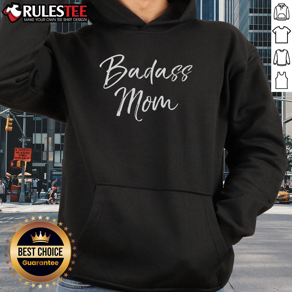 Awesome Badass Mom Classic Hoodie Alt Text: Awesome Badass Mom Classic Hoodie in stylish design, perfect for celebrating strong moms with comfort and flair.