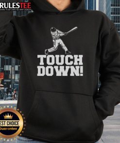 Awesome Baseball Touch Down Hoodie featuring a stylish design, perfect for sports fans and casual wear.