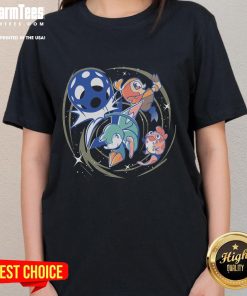 Awesome Beastieball Cute Ladies Tee featuring a vibrant design, perfect for casual wear and animal lovers.