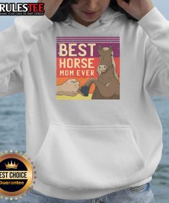Awesome Best Horse Mom Ever Hoodie - cozy design for proud horse moms, perfect for casual outings and equestrian events.