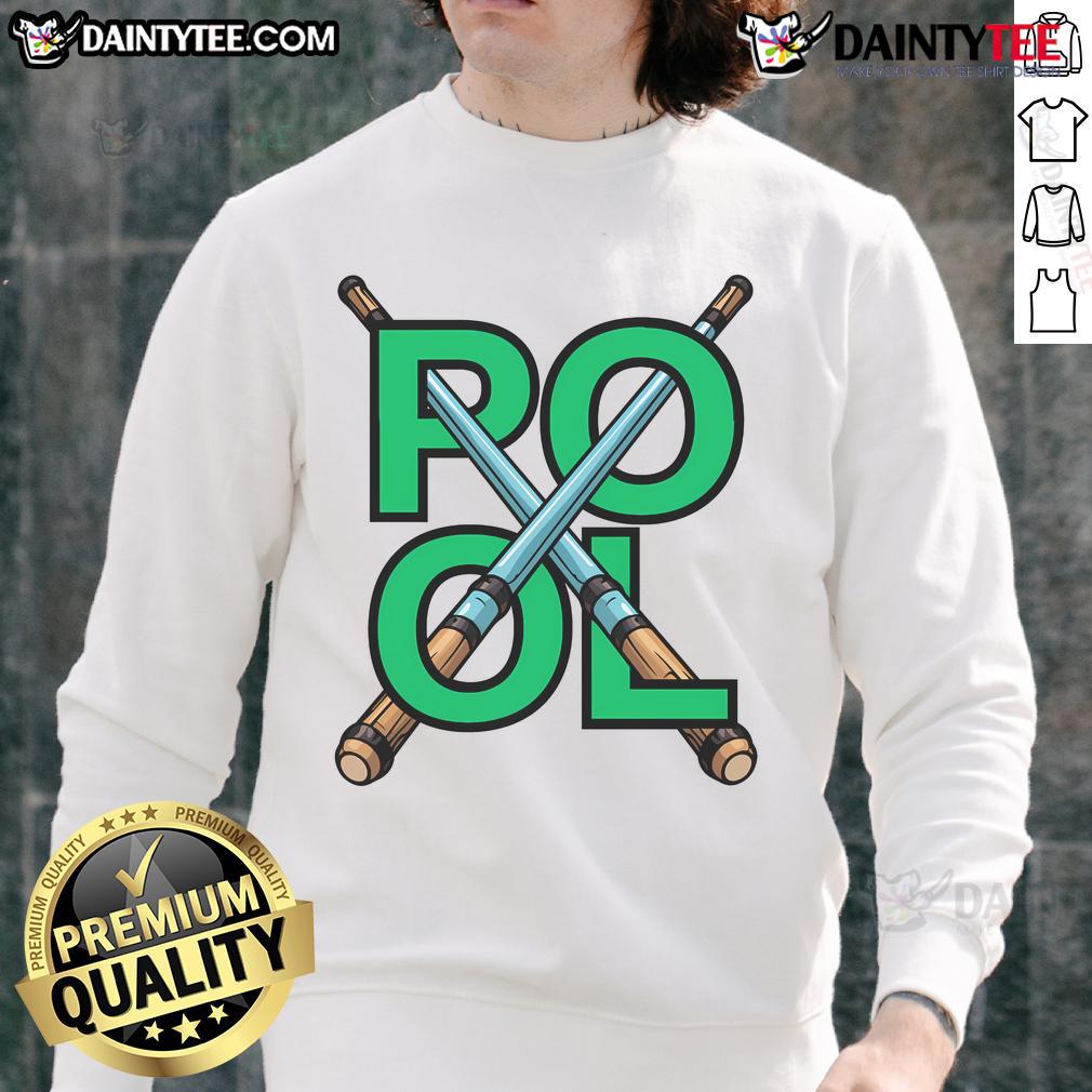 Awesome Billiards Pool Cross Cues Sweatshirt Awesome Billiards Pool Cross Cues Sweatshirt featuring a stylish design for pool enthusiasts.