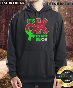 Awesome Boston Red Sox hoodie with 'It's OK to Not Be OK' slogan, perfect for fans showing support and comfort.