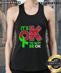 Awesome Boston Red Sox 'It's OK To Not Be OK' tank top design showcasing team spirit and comfort for fans.
