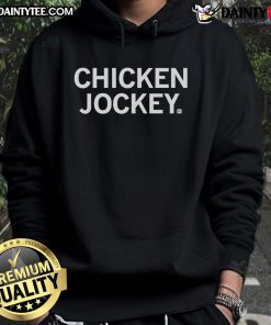 Awesome Chicken Jockey Classic Hoodie featuring a vibrant design, perfect for casual wear and chicken lovers.