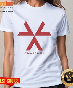 Awesome Chvrches Triangles Ladies Tee featuring a stylish design and vibrant colors, perfect for fans of the band.