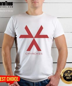 Awesome Chvrches Triangles T-Shirt featuring a vibrant geometric design perfect for fans of the band.
