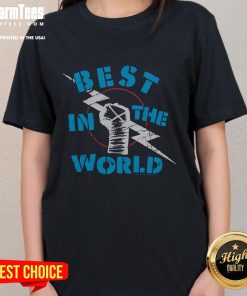 Awesome CM Punk Best In The World ladies tee featuring a stylish design and bold graphics for wrestling fans.