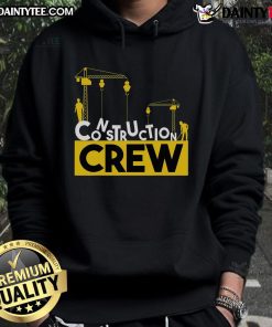 Alt Text: Awesome construction crew wearing matching family hoodies and dad hoodie, showcasing teamwork and style.