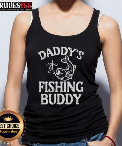 Awesome Daddy's Fishing Buddy Tank Top featuring a fun fishing graphic, perfect for dads who love the outdoors.