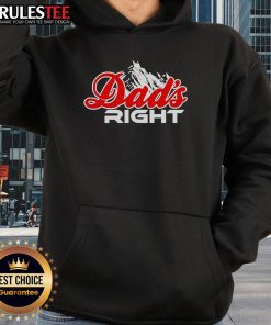 Awesome Dads Right Mountain Hoodie featuring a stylish design perfect for outdoor adventures and casual wear.
