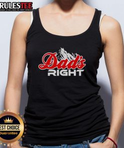 Awesome Dads Right Mountain Tank Top featuring a bold graphic and comfortable fit, perfect for active dads outdoors.