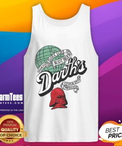 Awesome Darth's Root Beer tank top featuring 'Famous Dark Side Since 1997' design for Star Wars fans.