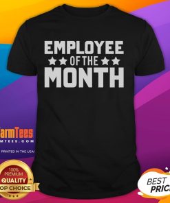 Awesome Employee Of The Month T-Shirt featuring a bold design and vibrant colors, perfect for celebrating workplace achievements.