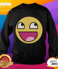 Awesome Epic Face Funny Sweatshirt featuring a vibrant graphic of a playful face, perfect for casual and humorous outfits.